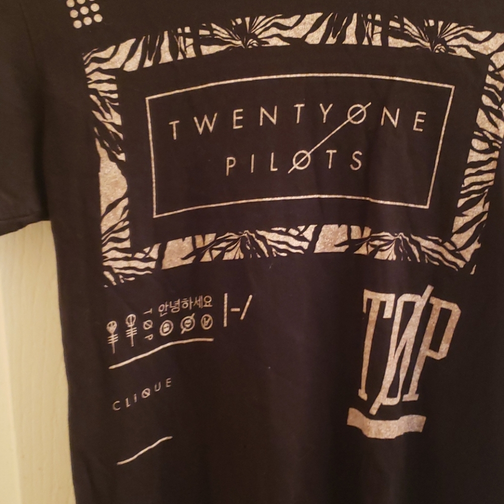 Twenty One Pilots Band T-Shirt Black Small